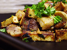 Poêlée de champignons et marrons vegan vegetalien