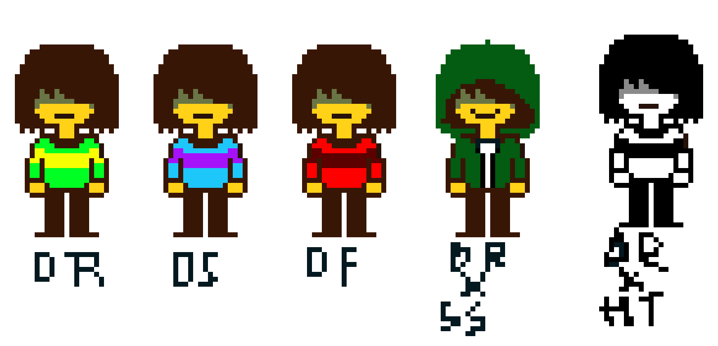 Спрайт Крис deltarune