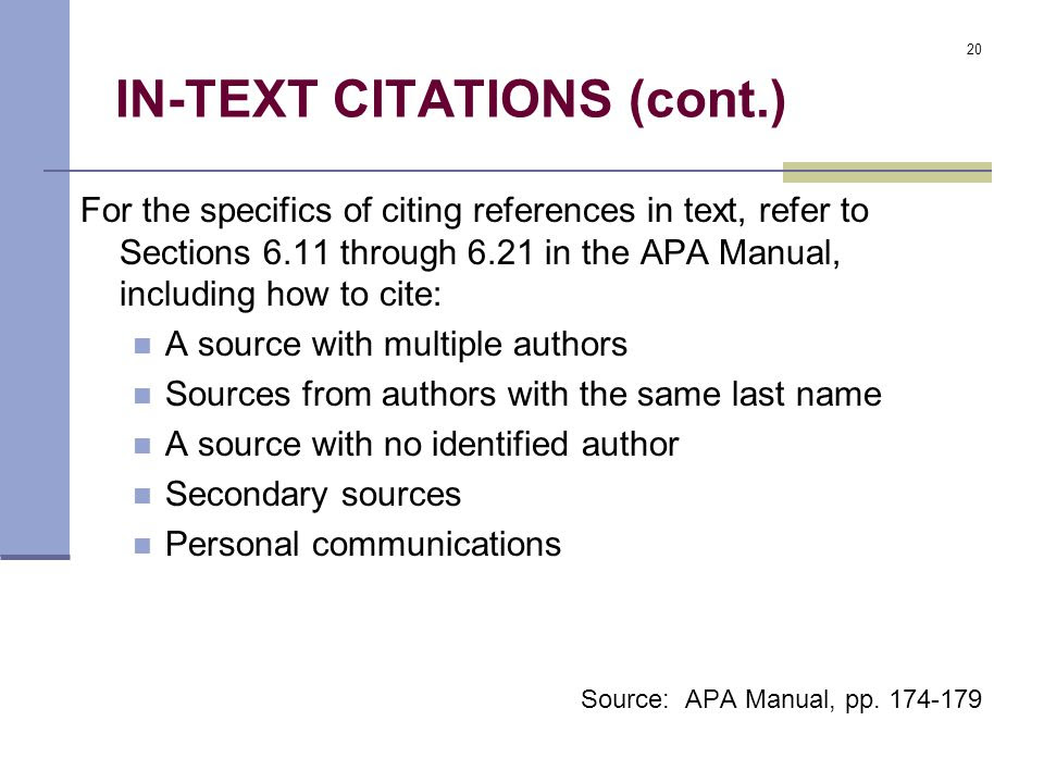 in text citation with multiple authors