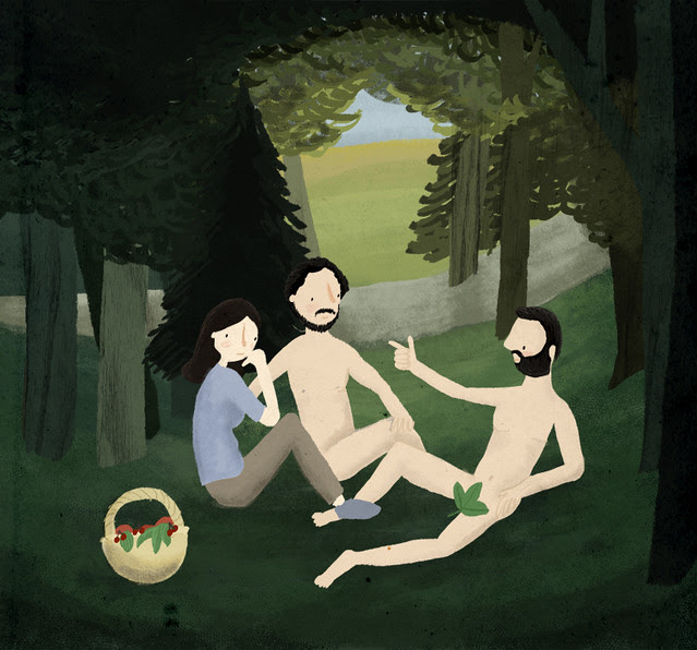 Ten Paces: mastercopy (Luncheon on the grass by Manet)