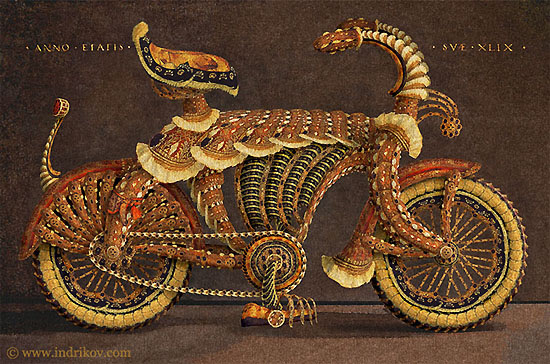 Boris Indrikov’s medieval bicycle from Château Gaillard