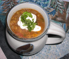 Spicy Lentil Tomato Soup