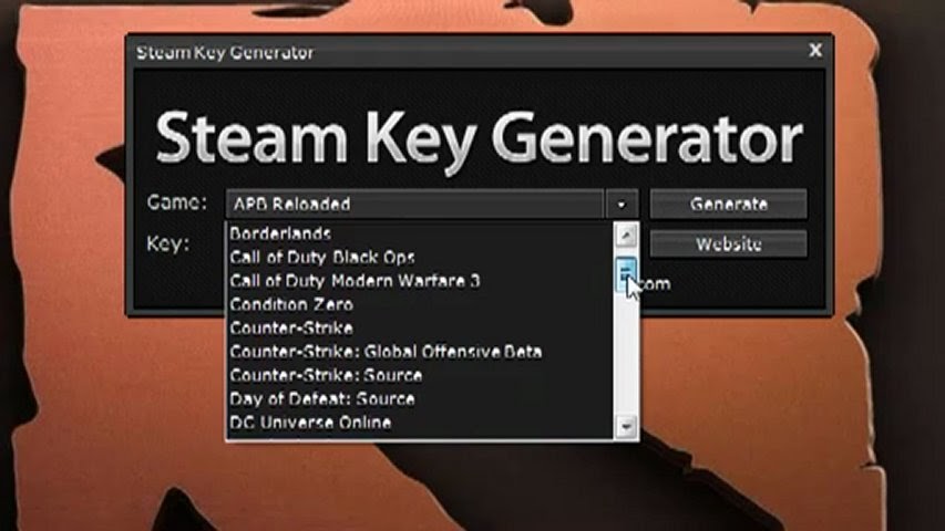 Cd key steam generator free download