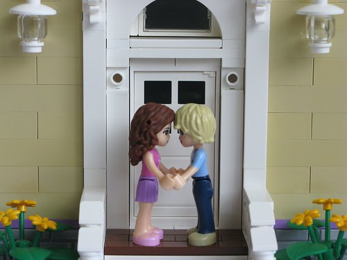 A moment at the front door