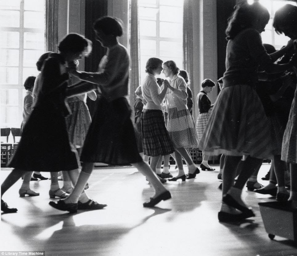 Made in Chelsea: The teenaged girls of the day practiced their waltz and foxtrot in Victor Silvester's dance hall.