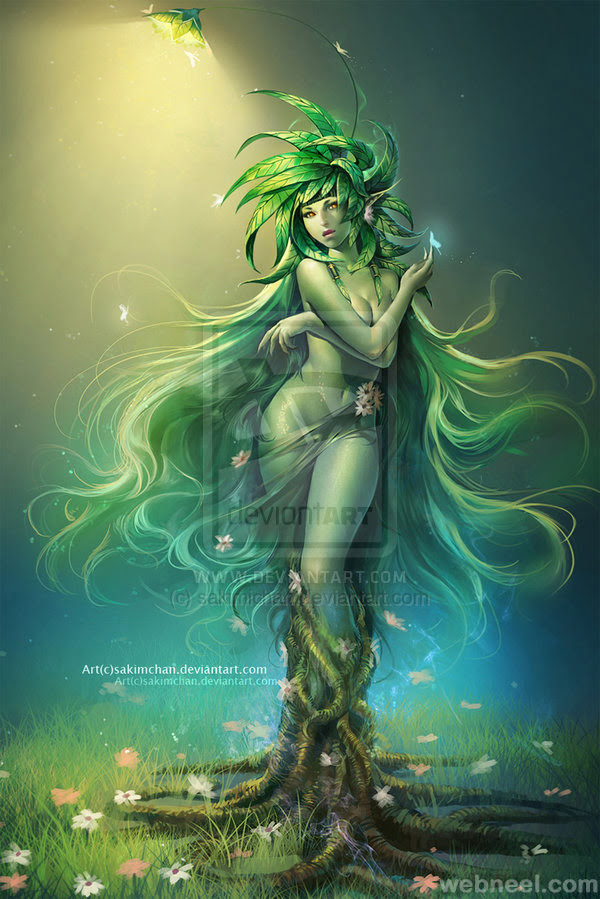 25 Beautiful Digital Art works by Sakimichan manga fantasy digital art by sakimichan