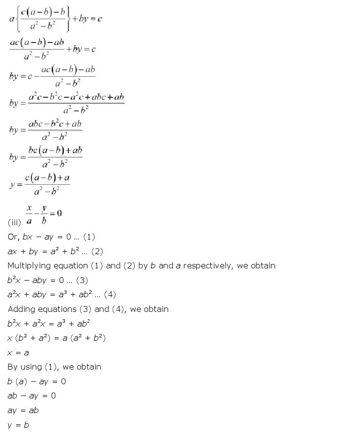 NCERT Solutions for Class 10th Maths Chapter 3 – Pair of Linear Equations in Two Variables