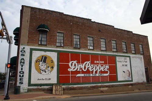 dr. pepper sign in mt. pleasant