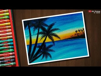 Featured image of post Sunset Scenery Oil Pastel Drawing Easy And Simple / S oil pastel projects lessons tes teach.