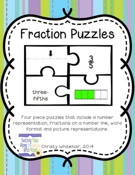 Fraction Puzzles: 80+ Puzzles!