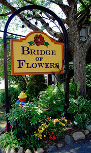 Bridge of Flowers Sign