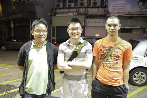 With Singaporean filmmakers Michael Tay and Wesley Leon Aroozoo