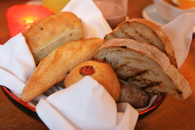 Bread basket - so delicious, we wanted more!