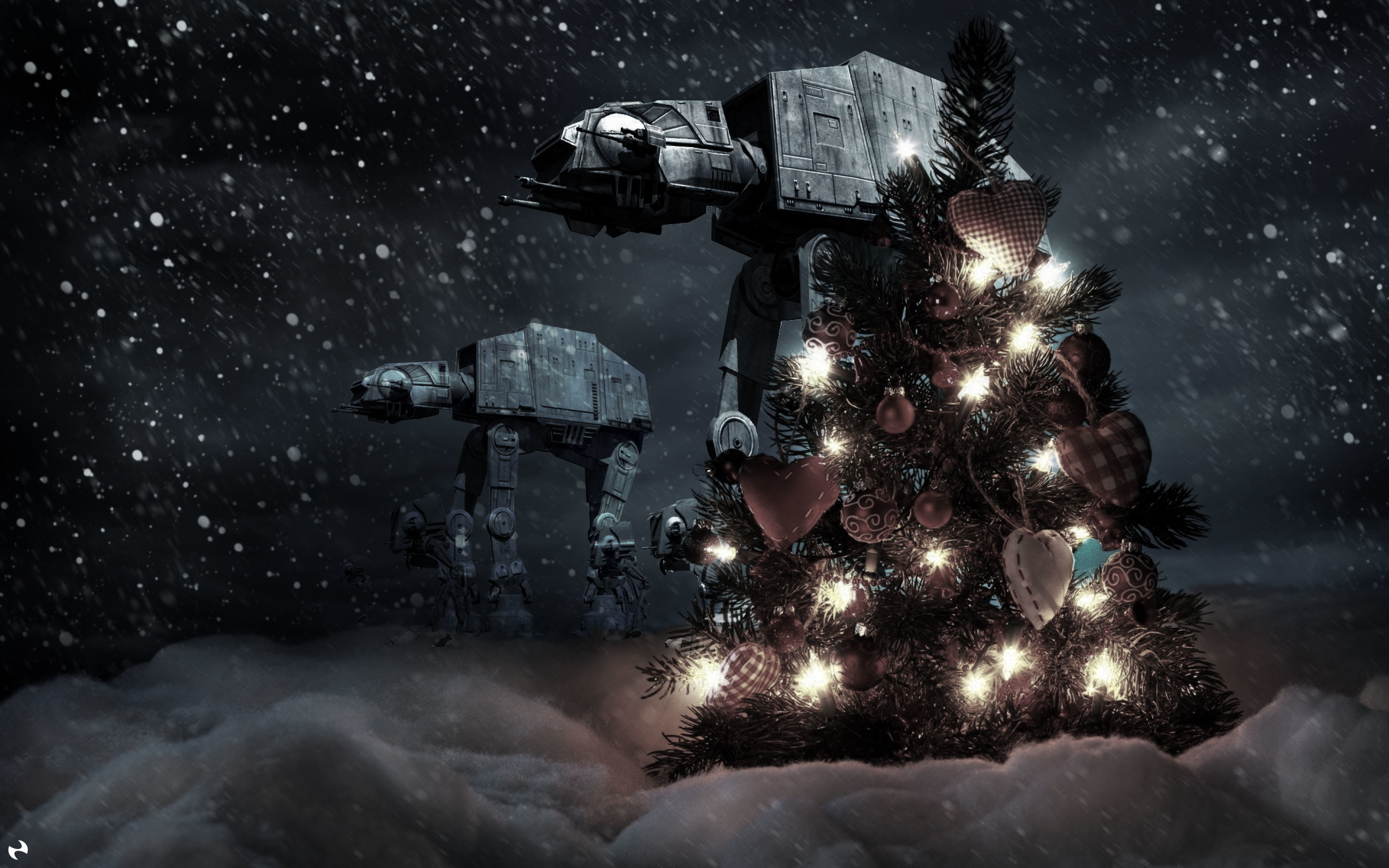 Star Wars Christmas Wallpaper - Ex Wallpaper