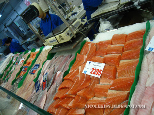 salmon and other fish fillets
