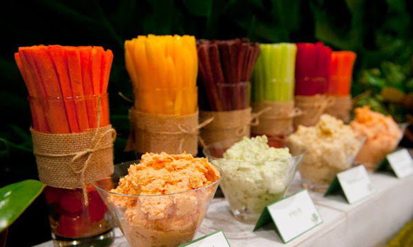Organic Buffet and Veggie Bar via Kara's Party Ideas | KarasPartyIdeas.com #organic #buffet #veggie #bar (6)