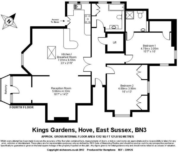 Zoella's old apartment's floorplan