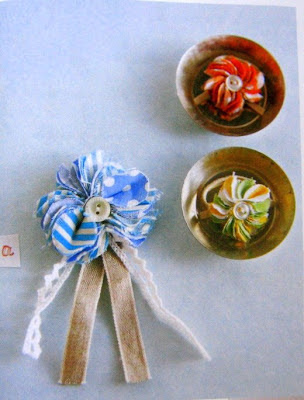 flor de tecido