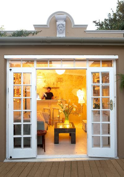 Garage Garage Door Conversion To Patio Door