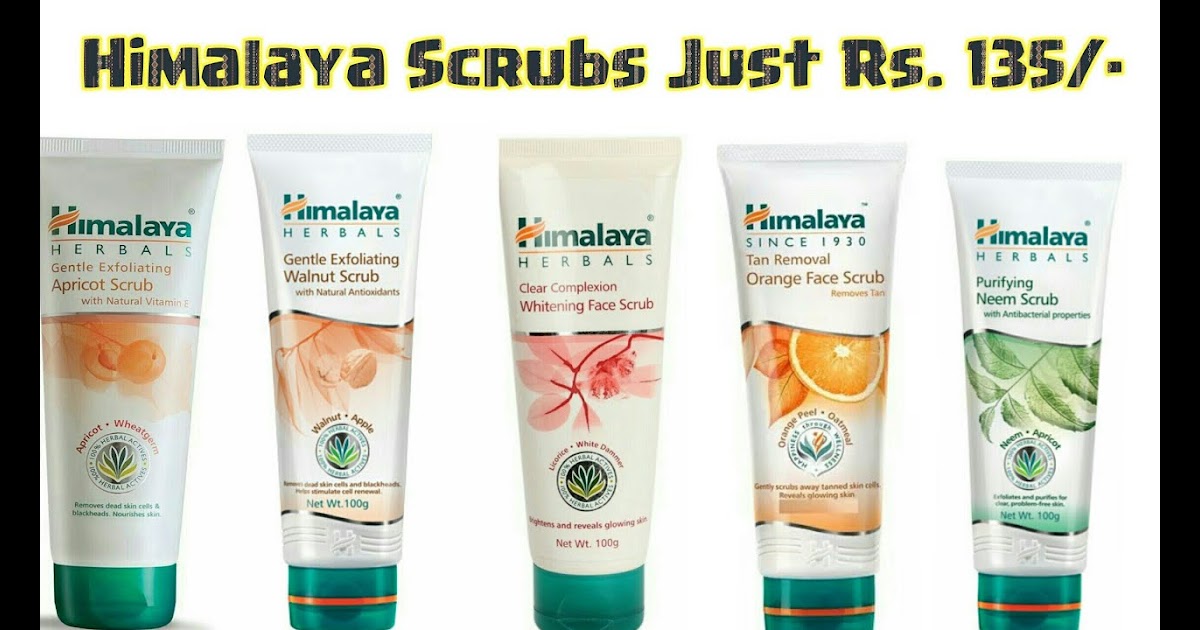 Download Himalaya Scrub For Dry Skin Facial Scrub Yellowimages Mockups