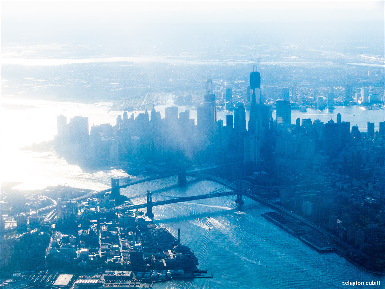 http://claytoncubitt.tumblr.com/post/30588829032 Lower Manhattan and downtown Brooklyn at sunset (3354)