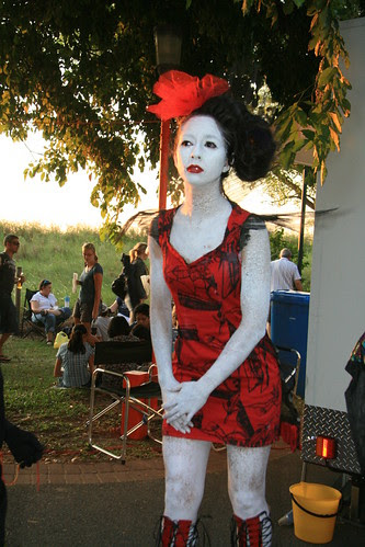 Living Statue Mindil Beach Market