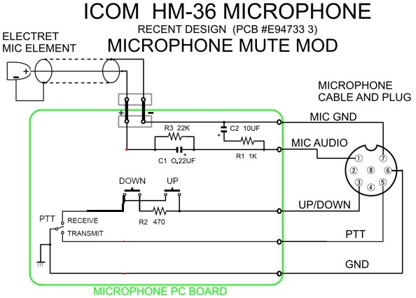 Icom Hm 152 Microphone Wiring Diagram - madcomics