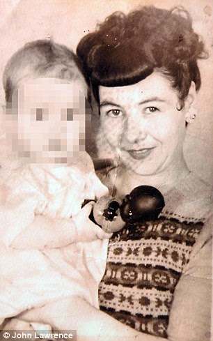 Rosemary Redmayne in 1948 with a baby that she kept. She rejected three of her children, handing them to strangers