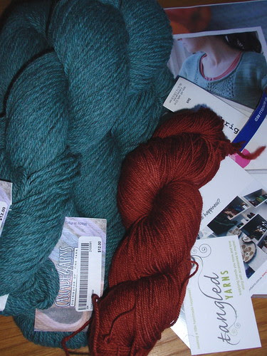 Tangled yarns