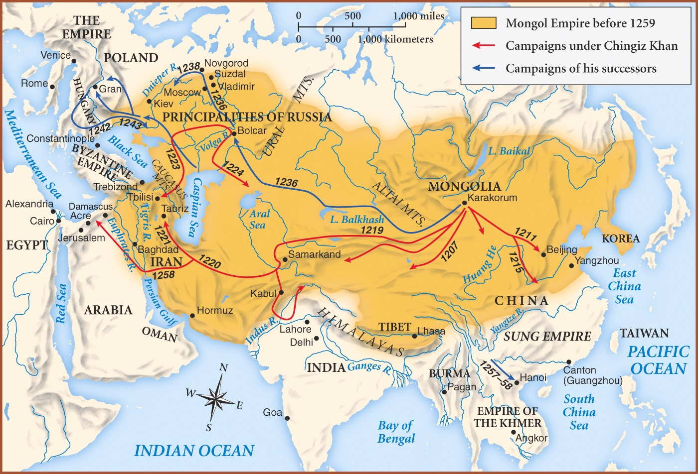 Infographics, Maps, Music and More: Mongol Conquests