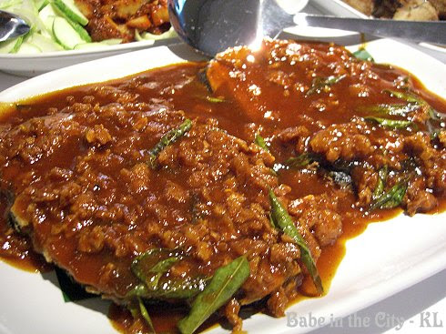 Vegetarian Assam Fish (Part of Set C RM128)