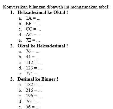 Kalkulator Konversi Bilangan Web Site Edukasi