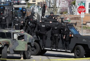 SWAT team in Boston April 19, 2013.