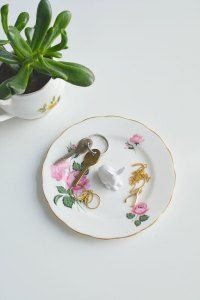 diy bunny animal trinket dish