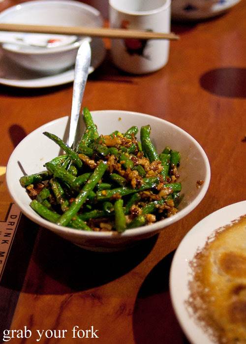 green beans with pork mince