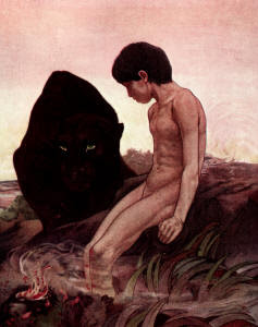 mowgli and bagheera