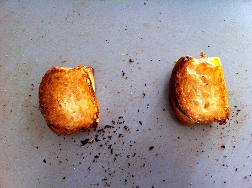 Toasted Grilled Cheese Croutons