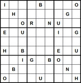 Mystery Godoku Puzzle for January 30, 2012