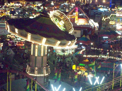 Erie County Fair: Midway at Night II