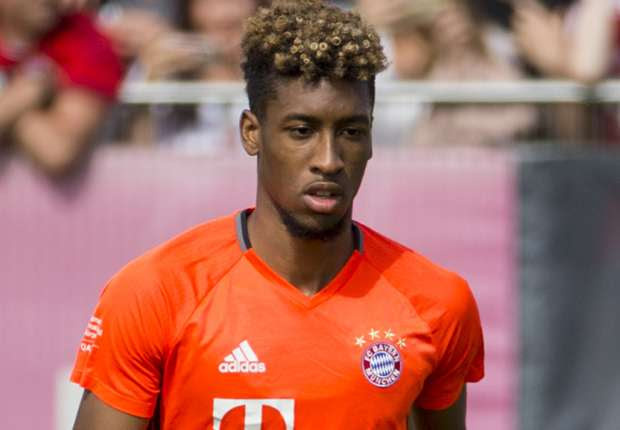 Kingsley Coman currently plays by borrowing in Munich