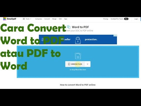 Cara Merubah File Word, Excel, PPT, JPG To PDF Atau Sebaliknya