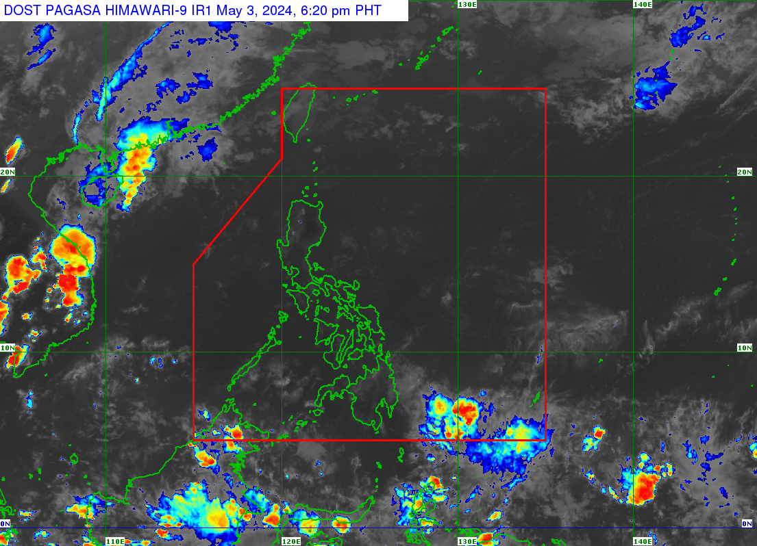Philippine Weather Image as of  17 January 2018 taken thru HIMAWARI Satellite. Photo Source Credit: PAGASA