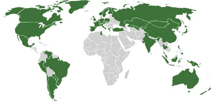 Maps: World Map Not Labeled