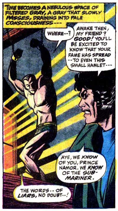 He's been kidnapped by Frank Miller! Namor and the Five Ws