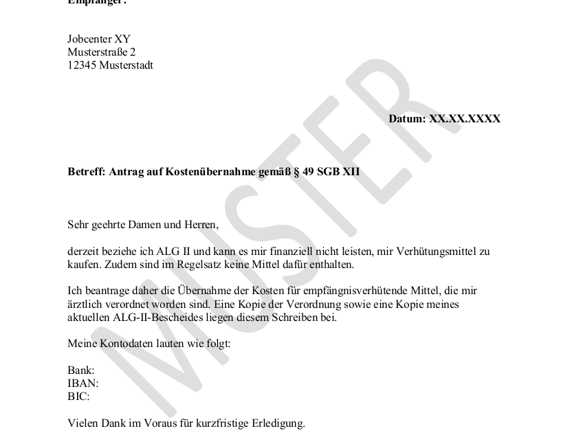 Beispiel Antrag Schreiben