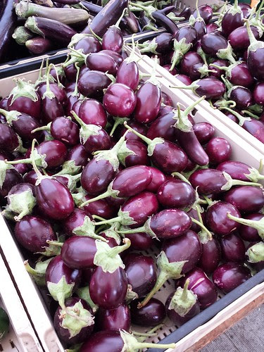 Thao's Farmers Market stand - Eggplants