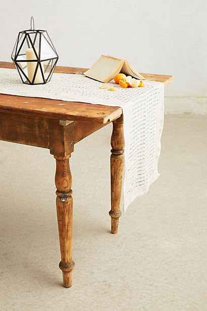 Blue Point Table Runner