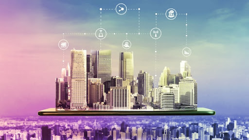 Premium Photo | The modern creative communication and internet network connect in smart city
