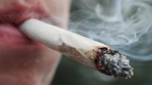 Un joint de marijuana