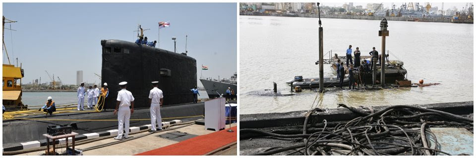 India da por muertos a los 18 tripulantes atrapados en el submarino «Sindhurakshak» India da por muertos a los 18 tripulantes atrapados en el submarino «Sindhurakshak»